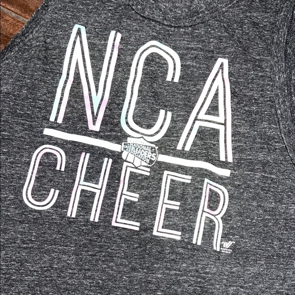 Varsity Gray NCA Cheer Tank Top - Picture 2 of 6